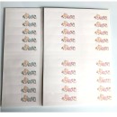 Set 200 bigliettini per bomboniere