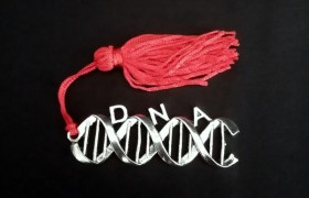 Ciondolo zama forma DNA con nappa.Mis.CM 6x2