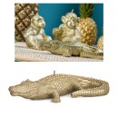 Candela coccodrillo oro L22