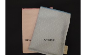 Sacchetto cotone a pois . CM 14x10 MADE IN ITALY
