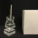 Profumatore cristallo con farfalla e scatola. H 11.5 MADE IN ITALY