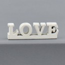 Set 36 scritte LOVE in legno. CM 3
