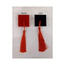 Tocco laurea vellutino.MIS.3X3CM  (compreso nappa 11CM)