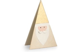 Segnaposto babbo natale con molletta. H 12,5