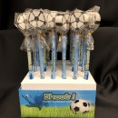 Set 24 matite con gomma calcio e vassoio OMAGGIO