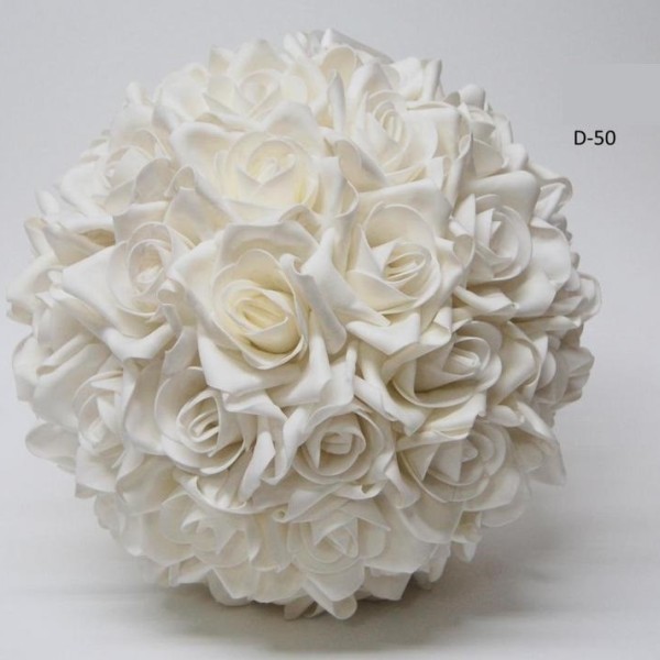 Sfera fiori lattice da appendere. Diam. 40