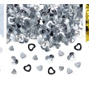 Set 15 GR coriandoli forma cuore in plastica decorativi.