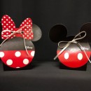 Scatola cartoncino Disney, Topolino o Minnie. CM 5.5x4 H 10