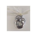 Appendino immagine sacra resina silver. CM 5