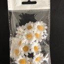 Set 12 pz margherita tessuto Diam. 3