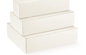Scatola cartoncino per 1 bottiglia sfere bianco. CM 34x9 H 9