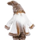 Elfo con abiti tessuto peluche. H 35