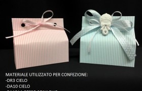 Scatola cartoncino avorio. Base CM 7x4 - Parte Contenitiva H 4.5