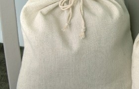 Sacco tessuto naturale CM 25x34