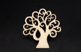 Albero in legno da applicazione. CM 4x4