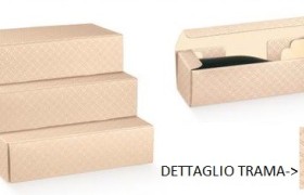 Scatola cartoncino matalassè nudo portabottiglie. CM 34x9 H 9