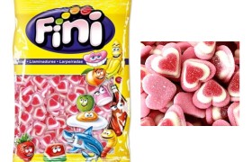Caramelle gommose forma cuore bombato. KG 1 SENZA GLUTINE
