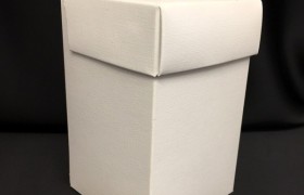Scatola bianca cartoncino 7x7 H 11