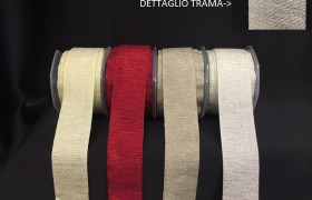 Nastro stoffa trama laminata. MM 35 MT10