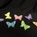 Farfalle in piuma con molletta. Ass 6. CM 8