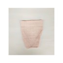 Sacchetto tela cotone grezzo colore rosa. CM 10/5x12