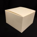 Scatola cartoncino astuccio fibra bianco CM 10x10 H 6