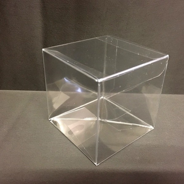 Scatola pvc trasparente CM 7x7 H 7