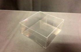 Scatola pvc trasparente CM 8x8 H 3.5