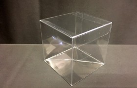 Scatola pvc trasparente CM 8x8 H 9