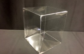 Scatola pvc trasparente CM 10x10 H 12