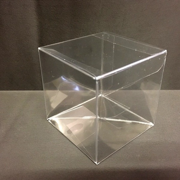Scatola pvc trasparente CM 12x12 H 12