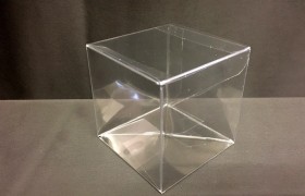 Scatola pvc trasparente CM 15x15 H 15