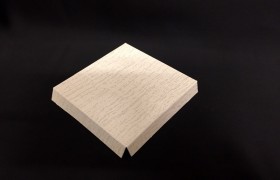 Fondo cartoncino rialzato AVORIO CM 12x12