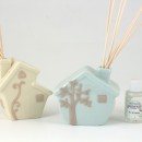 Profumatore ceramica forma casetta. Ass 2. CM 10x6 H 10