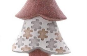 Albero con decoro puzzle H 37
