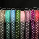Nastro organza con stampa fiorellini. MT 25 MM 20