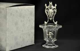 Fontana cristallo e silver H 11 con scatola