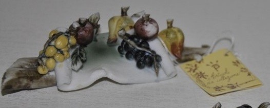 Mini pergamena ceramica con frutta