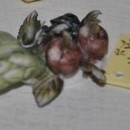 Tralcio ceramica con mele e punte di spiga