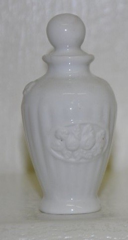 Potiche porcellana bianca H 9