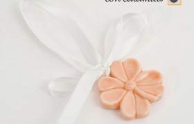 Appendino quadrifoglio ceramica con calamita CM 5x5