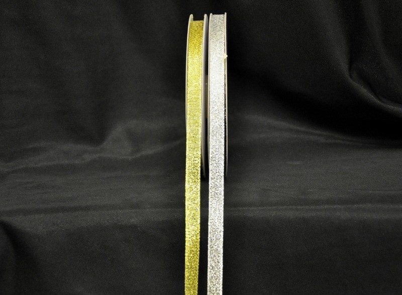 Nastro lurex oro e argento. MT 50 MM 10