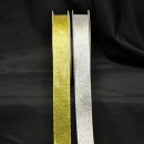 Nastro lurex oro e argento. MT 50 MM 25