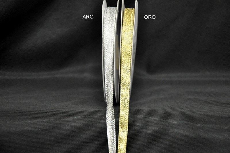 Nastro laminato oro o argento MT 25 MM 6
