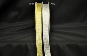 Nastro laminato oro o argento MT 25 MM 16