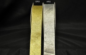 Nastro laminato oro o argento MT 25 MM 25