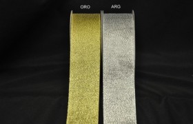 Nastro laminato oro o argento MT 25 MM 40