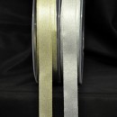 Nastro doppio raso oro o argento Mm 16 Mt 50