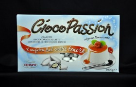 Confetto doppio cioccolato senza mandorla gusto Panna Cotta KG.1