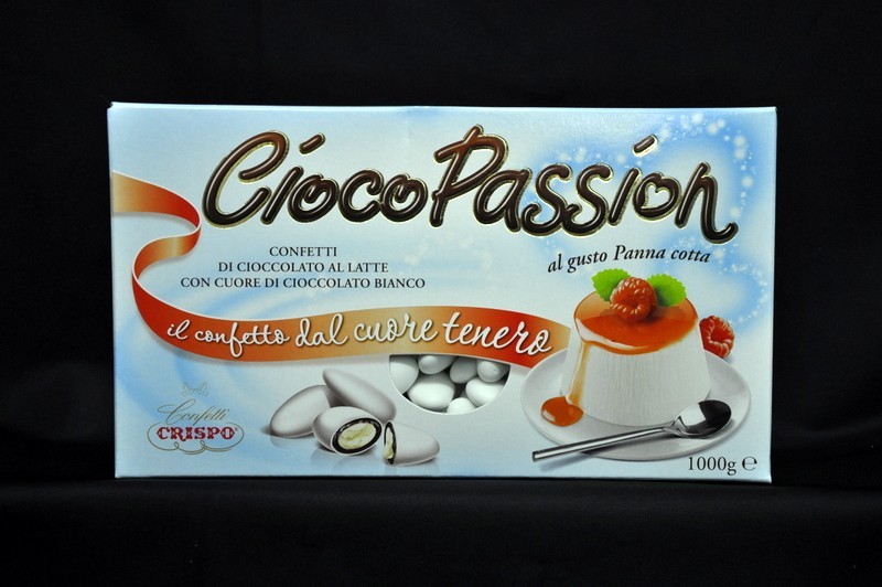 Confetto doppio cioccolato senza mandorla gusto Panna Cotta KG.1